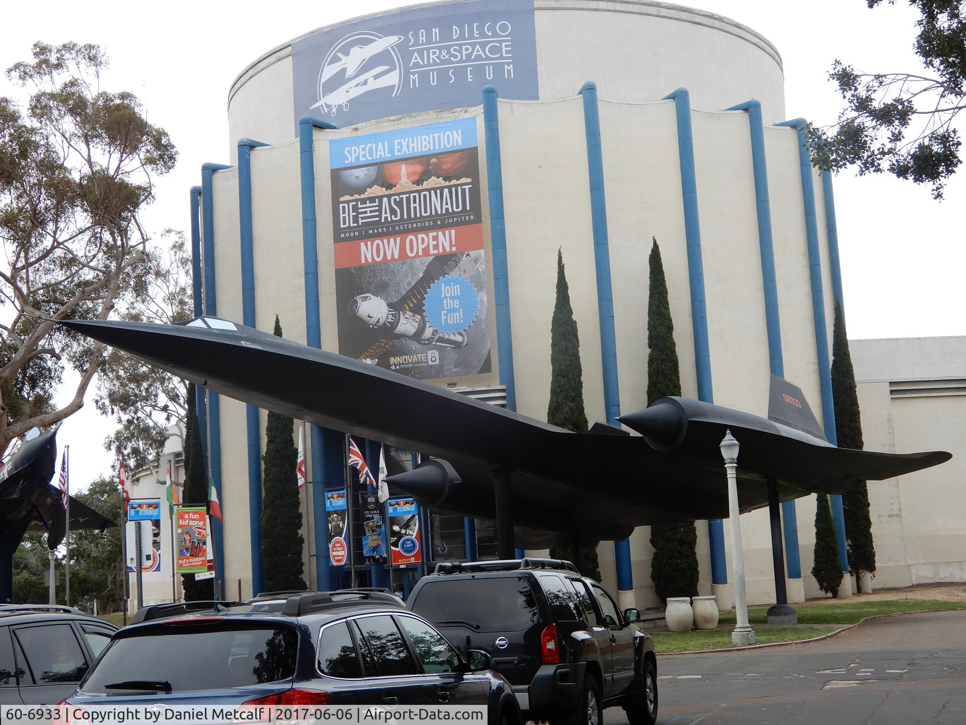 60-6933, 1960 Lockheed A-12 Blackbird C/N 130, San Diego Air & Space Museum (Balboa Park, San Diego, California Location)