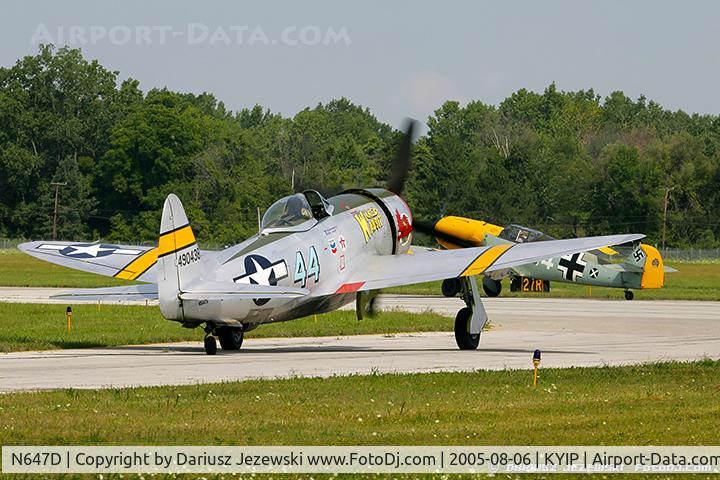 N647D, 1944 Republic P-47D Thunderbolt C/N 8955583, Republic P-47D Thunderbolt 