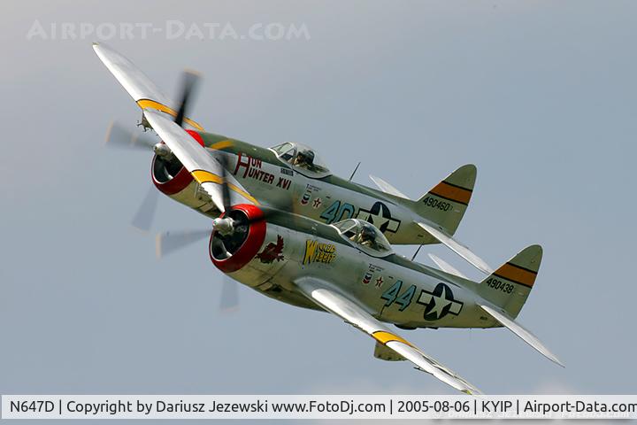 N647D, 1944 Republic P-47D Thunderbolt C/N 8955583, Republic P-47D Thunderbolt 