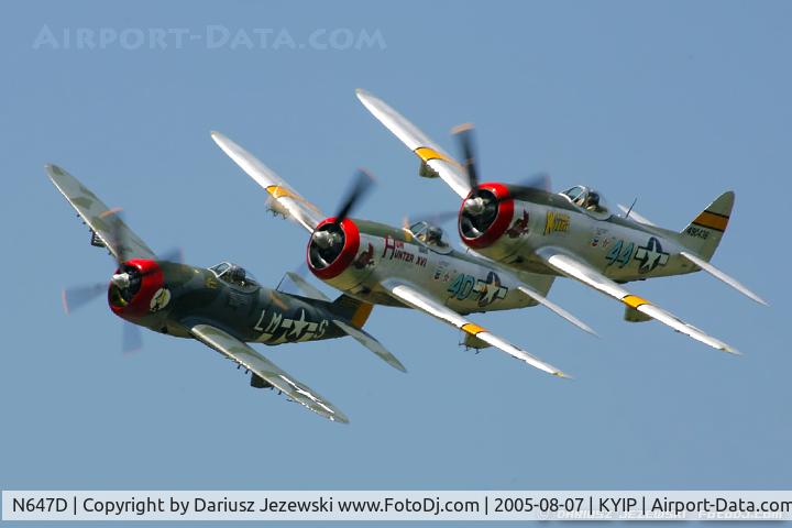 N647D, 1944 Republic P-47D Thunderbolt C/N 8955583, Republic P-47D Thunderbolt 