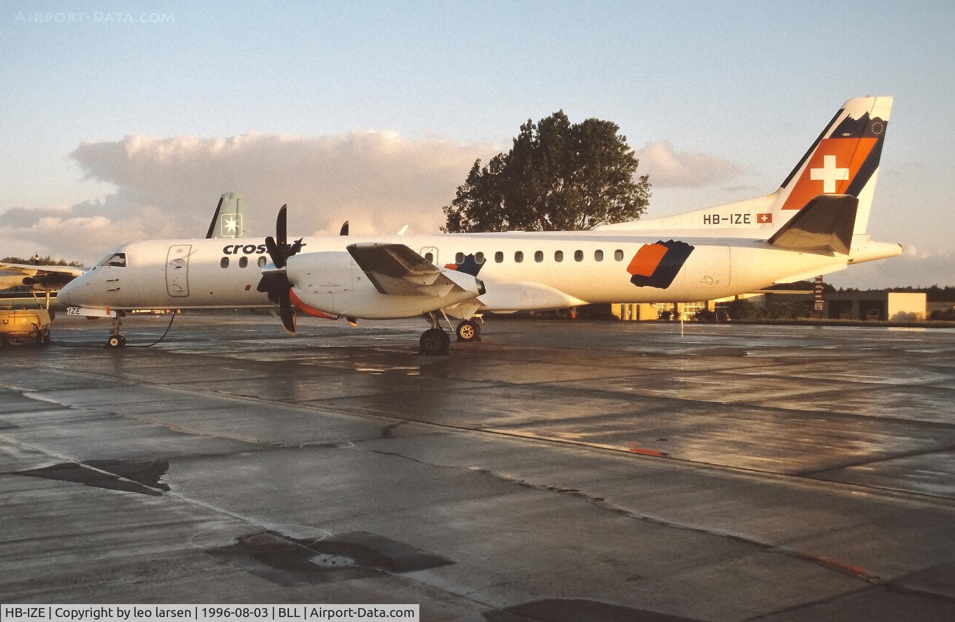 HB-IZE, 1994 Saab 2000 C/N 2000-008, Billund 3.8.1996