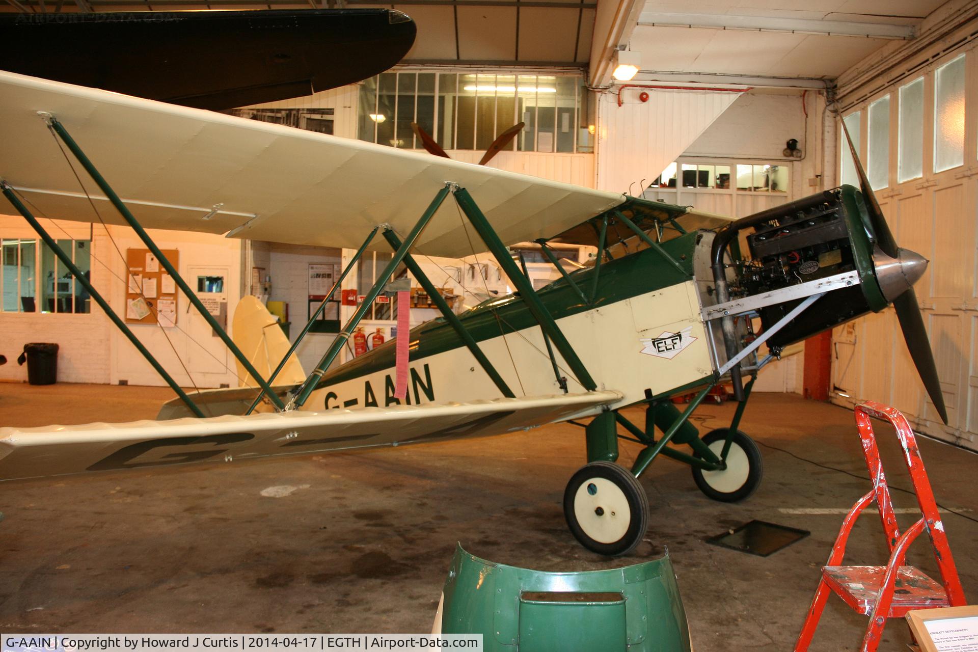 G-AAIN, 1934 Parnall Elf II C/N J.6, Shuttleworth Trust