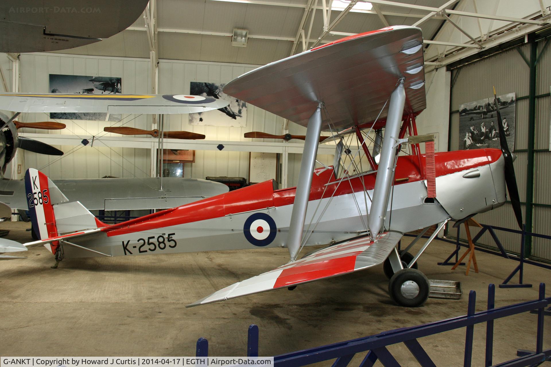 G-ANKT, 1942 De Havilland DH-82A Tiger Moth II C/N 85087, Shuttleworth Trust, painted as K-2585.