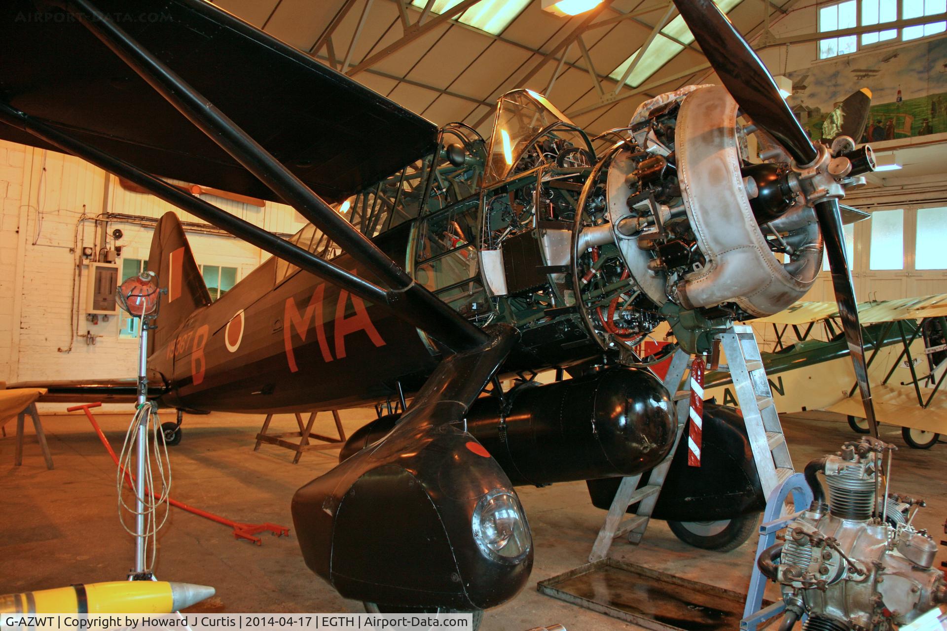 G-AZWT, 1938 Westland Lysander IIIA C/N Y1536, Shuttleworth Trust, painted as V9367