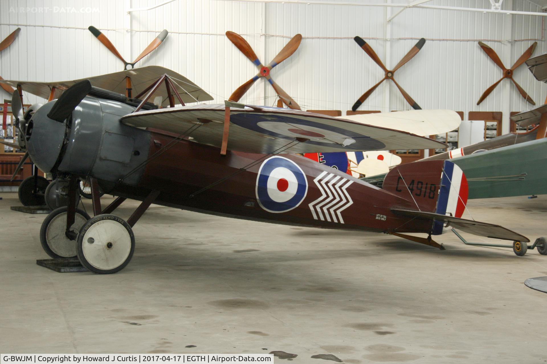 G-BWJM, 1981 Bristol M-1C Replica C/N NAW-2, Shuttleworth Trust, painted as C4918