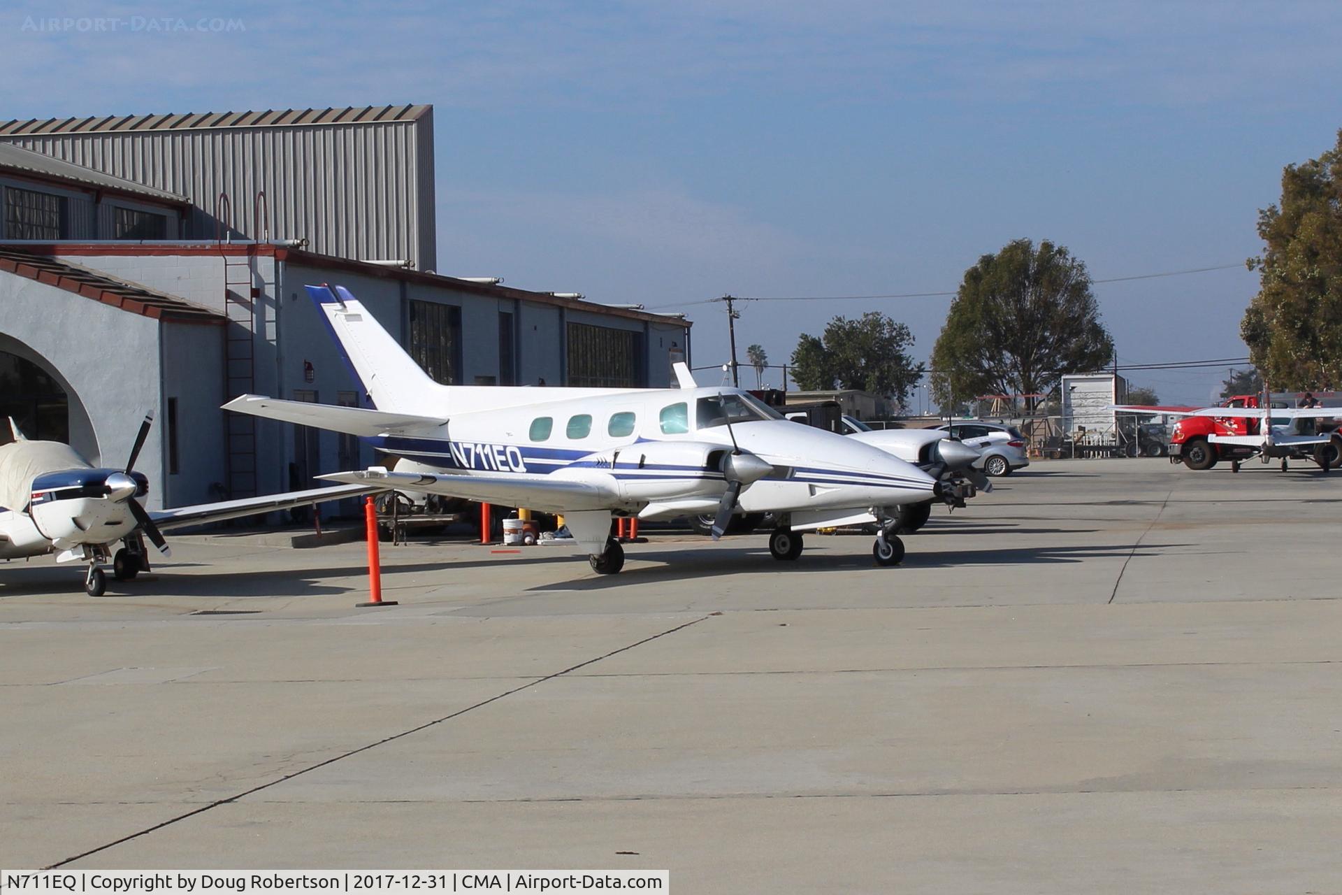 N711EQ, 1974 Beech B-60 Duke C/N P-278, 1974 Beech B60 DUKE, two Turbosupercharged Lycoming TIO-540-E1A4 380 Hp each piston engines. Pressurized cabin for 4-6, gross weight Takeoff & Landing 6,775 lbs.