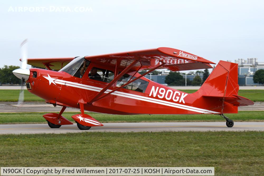 N90GK, American Champion 8KCAB Decathlon C/N 1092-2009, 