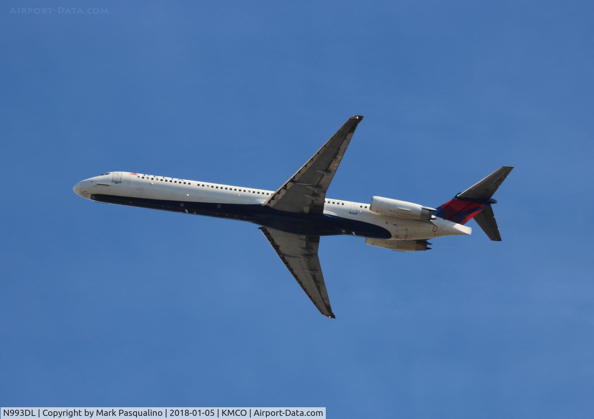 N993DL, 1991 McDonnell Douglas MD-88 C/N 53345, MD-88