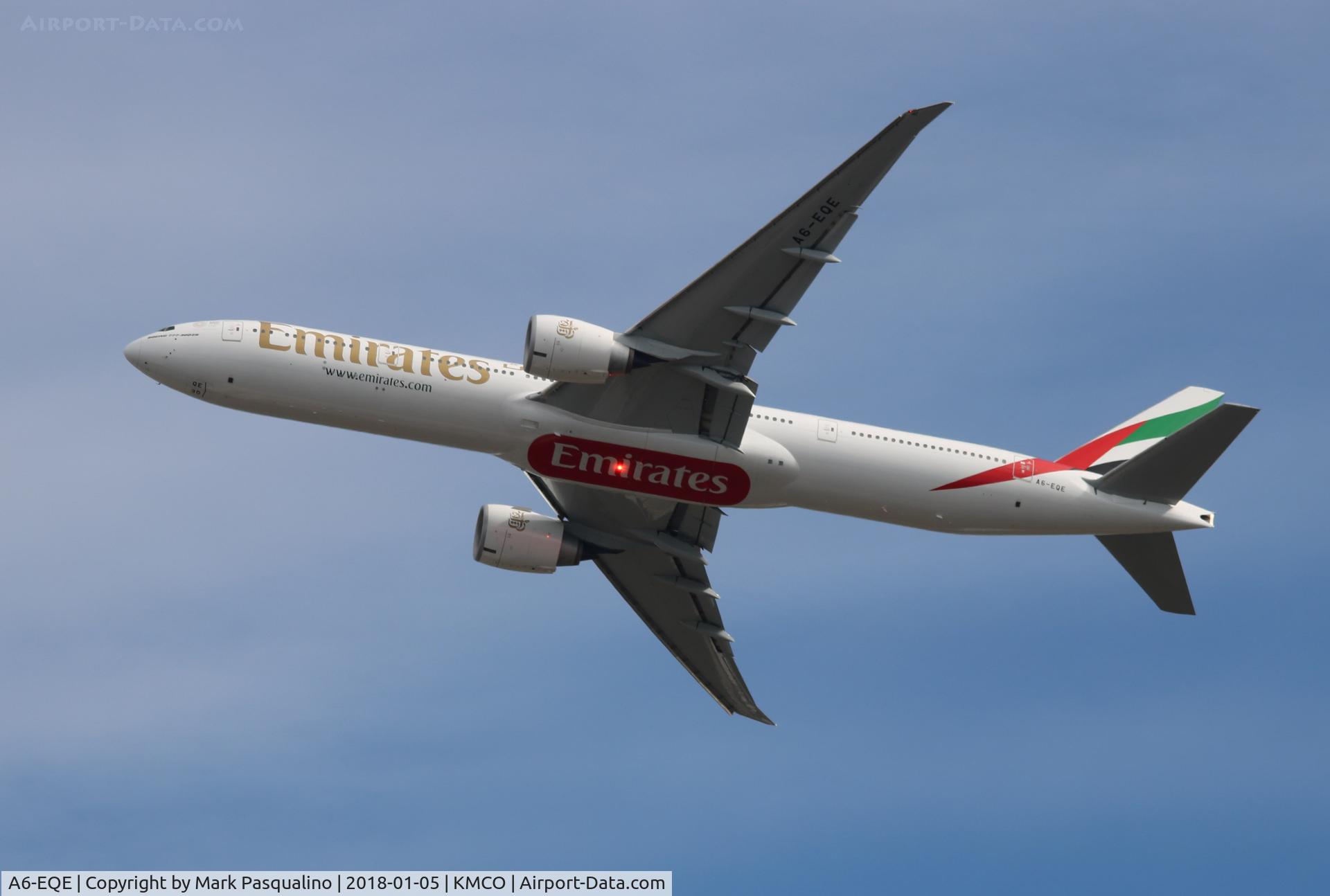 A6-EQE, 2017 Boeing 777-31H/ER C/N 42350, Boeing 777-300ER