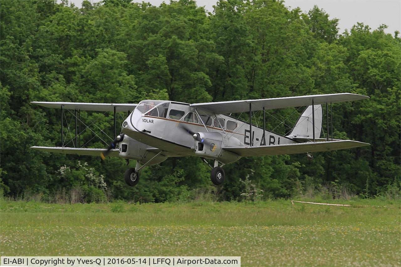 EI-ABI, 1936 De Havilland DH-84 Dragon 2 C/N 6105, De Havilland DH-84 Dragon 2, Take off rwy 28, La Ferté-Alais airfield (LFFQ) Air show 2016