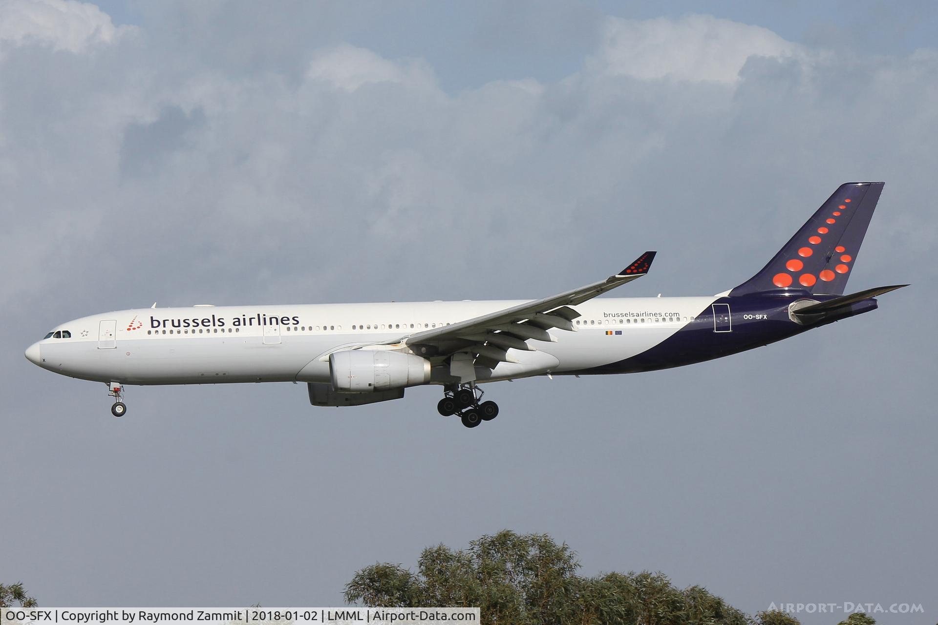 OO-SFX, 2010 Airbus A330-343X C/N 1085, A330 OO-SFX Brussels Airlines