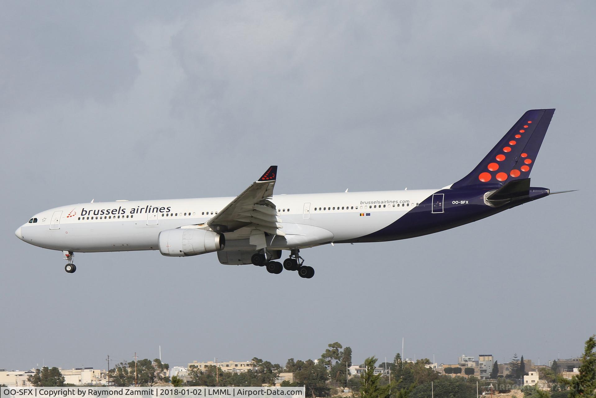 OO-SFX, 2010 Airbus A330-343X C/N 1085, A330 OO-SFX Brussels Airlines