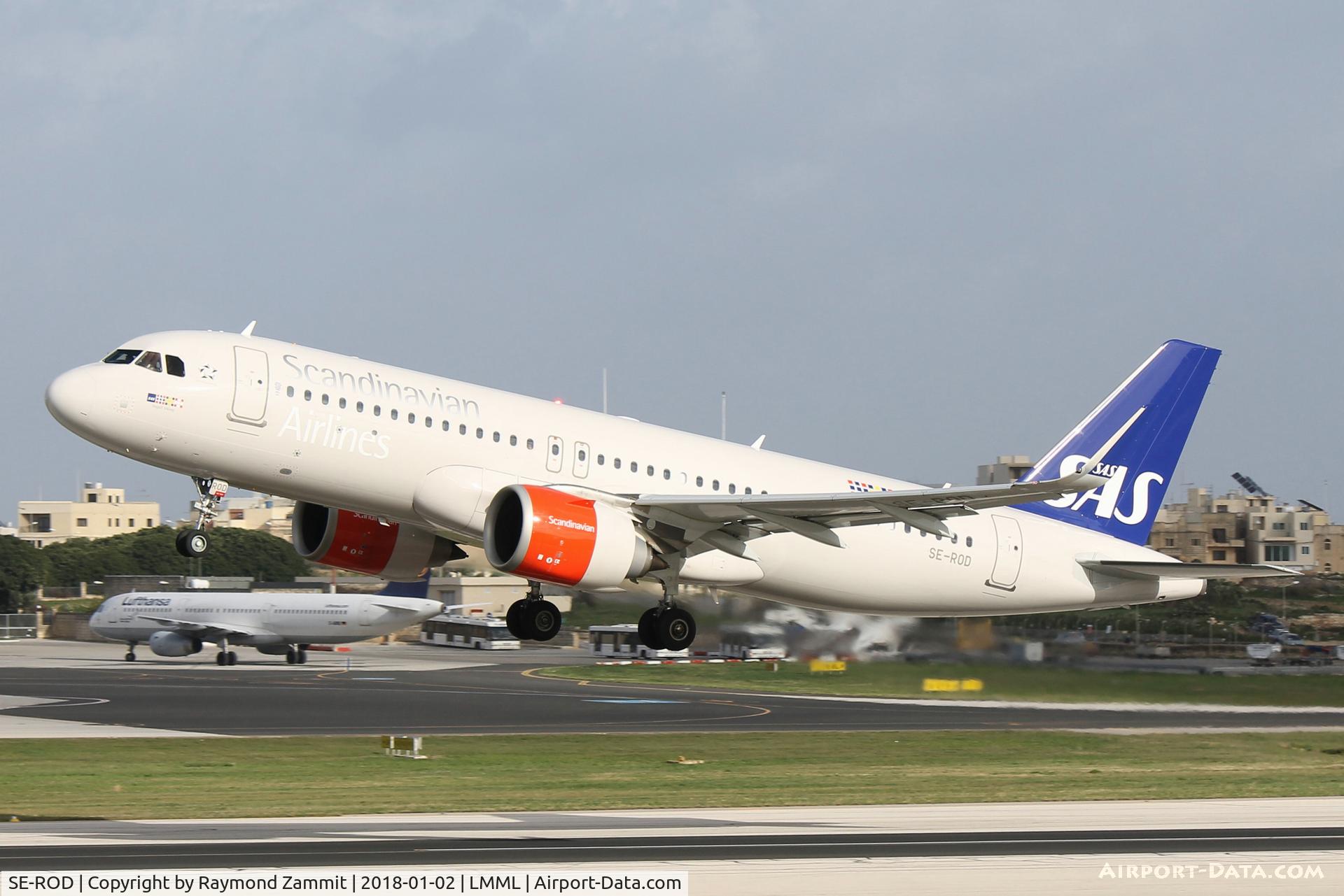 SE-ROD, 2017 Airbus A320-251N C/N 7755, A320 SE-ROD Scandinavian Airlines System