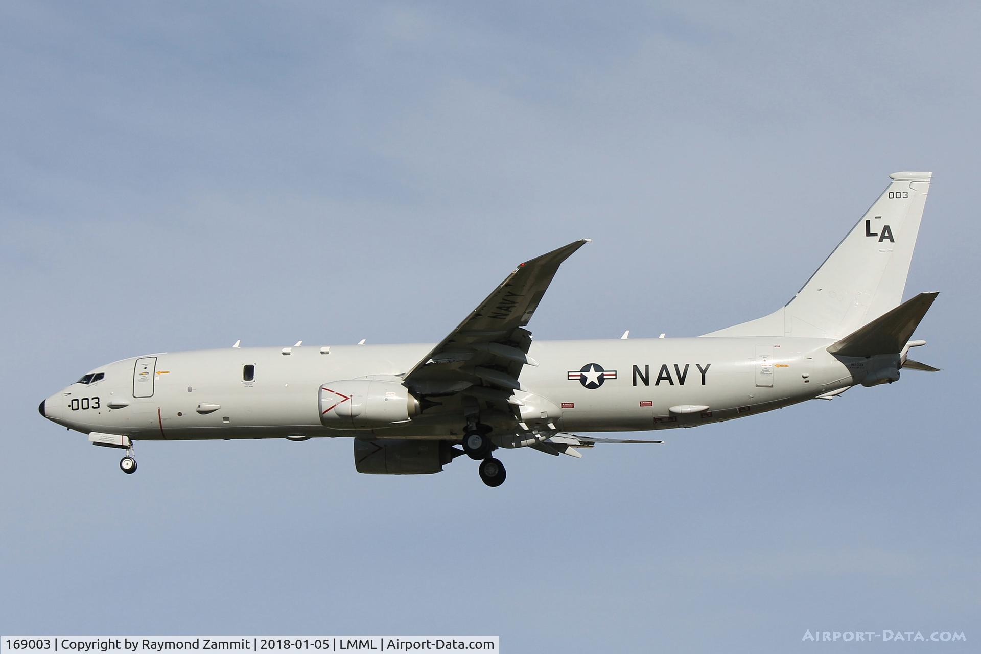 169003, 2016 Boeing P-8A Poseidon C/N 44944, Boeing P-8A Poseidon 169003/003 United States Navy