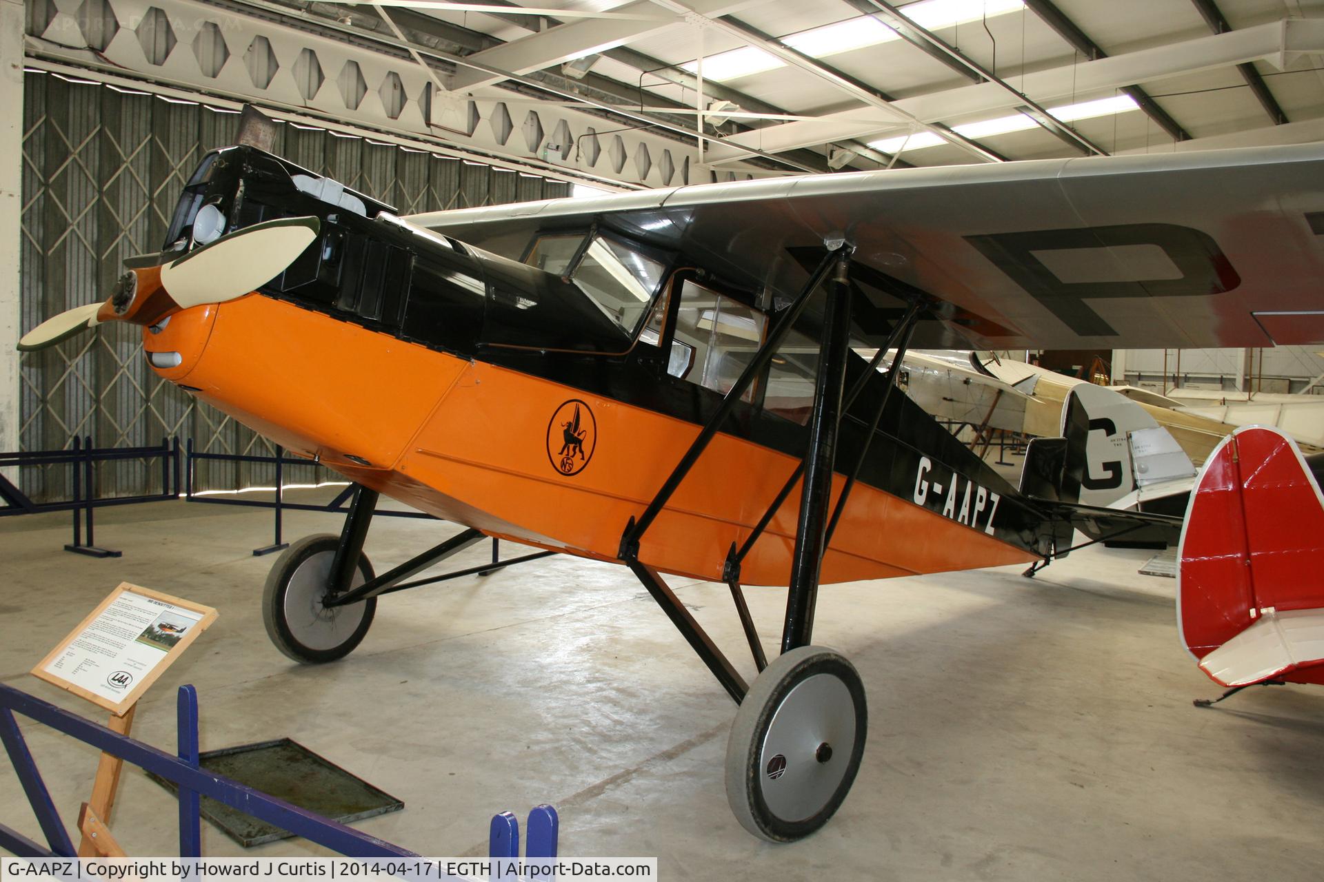 G-AAPZ, 1930 Desoutter MKI C/N D.25, Shuttleworth Trust