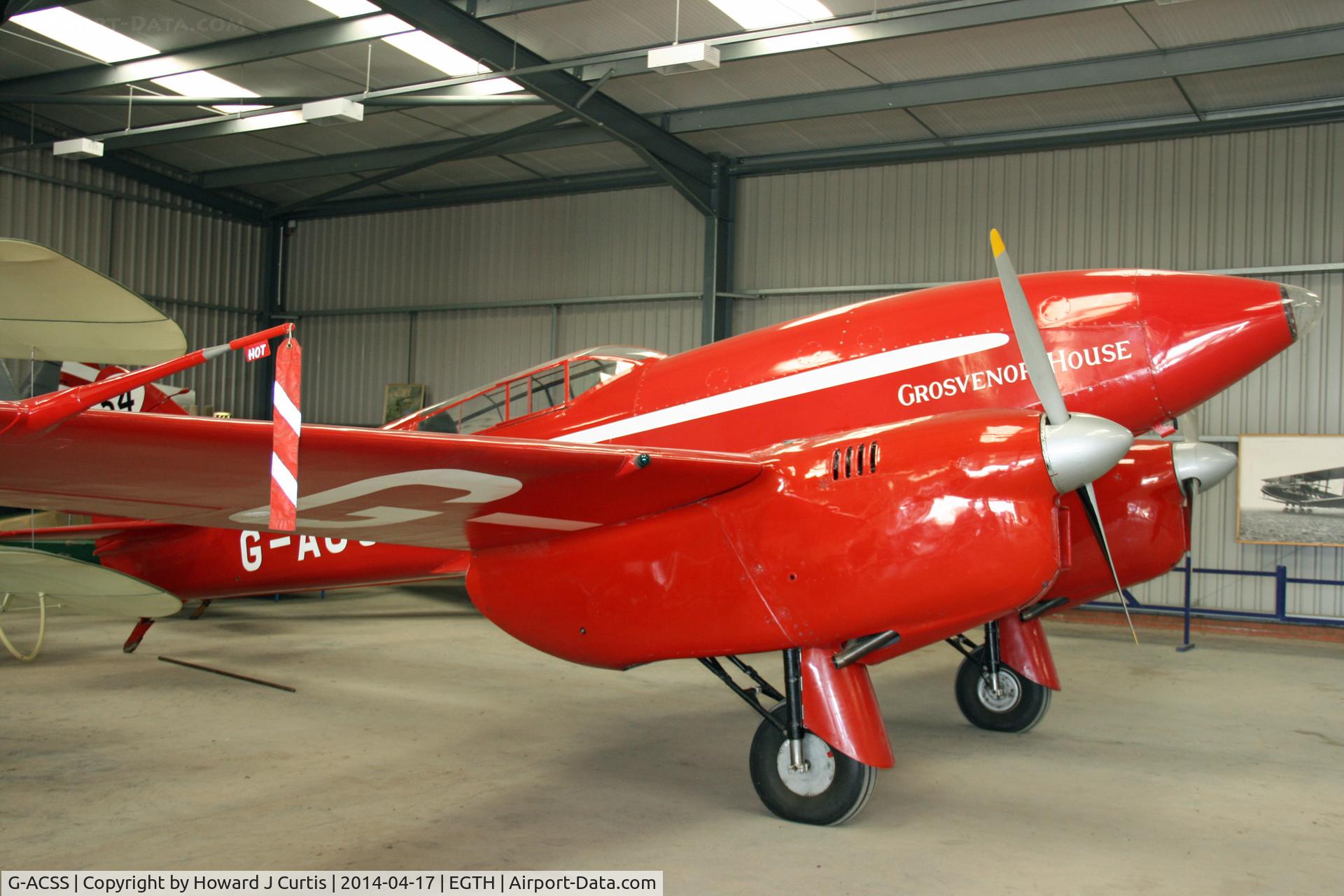 G-ACSS, 1934 De Havilland DH-88 Comet C/N 1996, Shuttleworth Trust