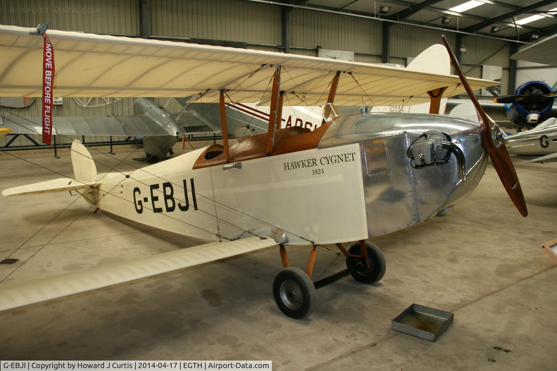 G-EBJI, 1977 Hawker Cygnet Replica C/N PFA 077-10240, Shuttleworth Trust