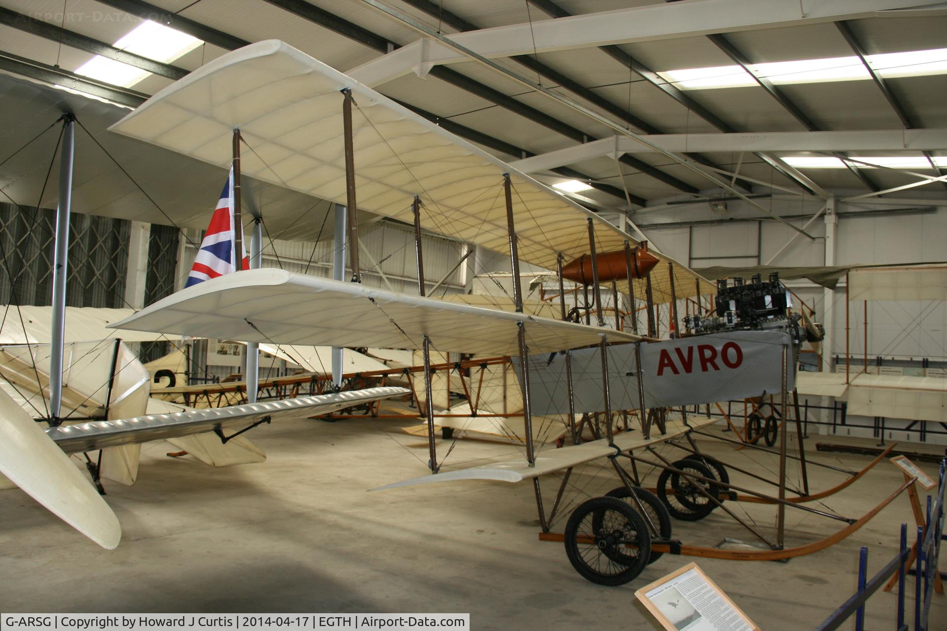 G-ARSG, 1964 Avro Roe Triplane Type IV replica C/N TRI.1, Shuttleworth Trust