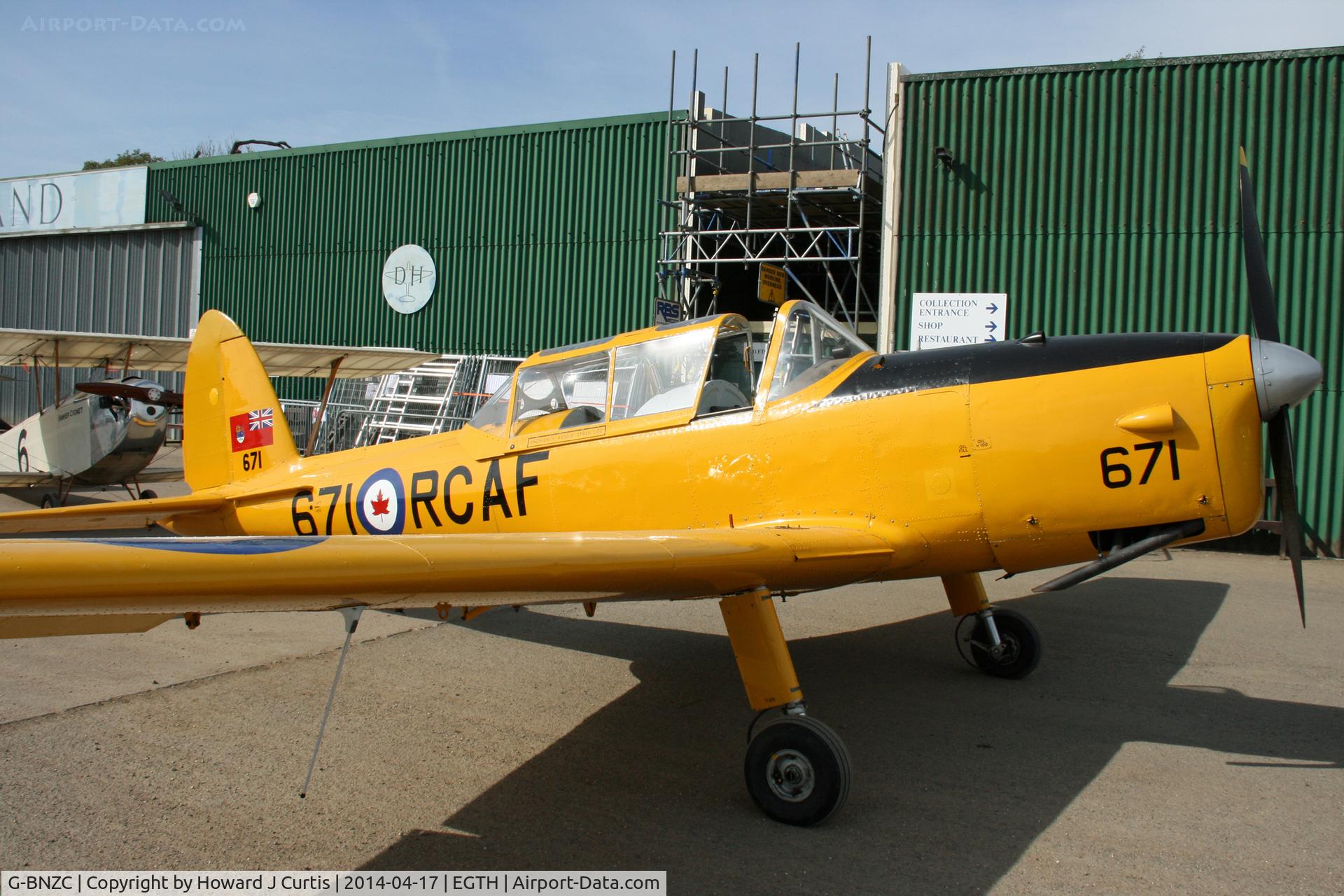 G-BNZC, 1952 De Havilland DHC-1 Chipmunk 22 C/N C1/0778, Shuttleworth Trust