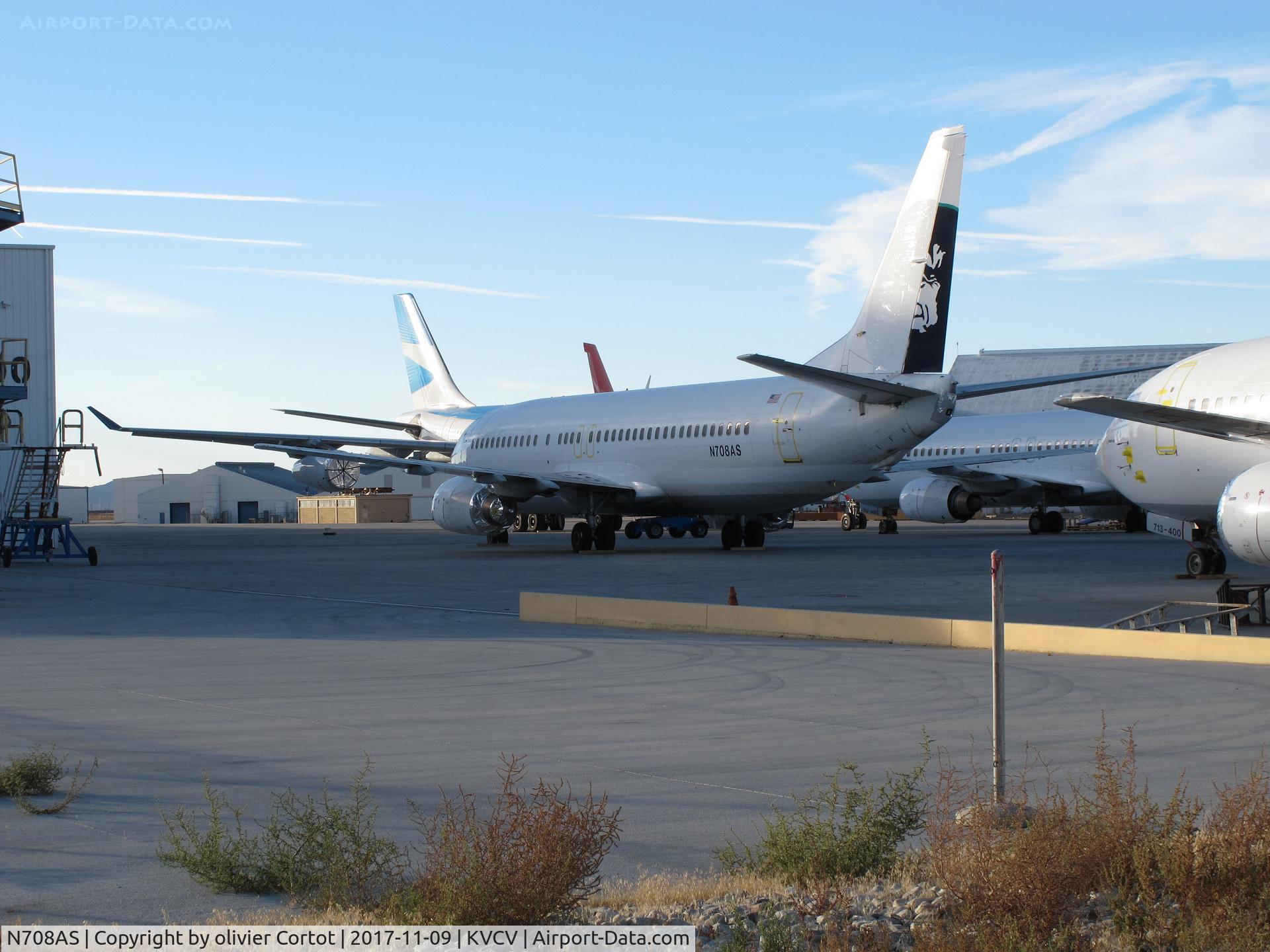 N708AS, 1999 Boeing 737-490 C/N 28895, will no longer fly for Alaskan airlines I guess...