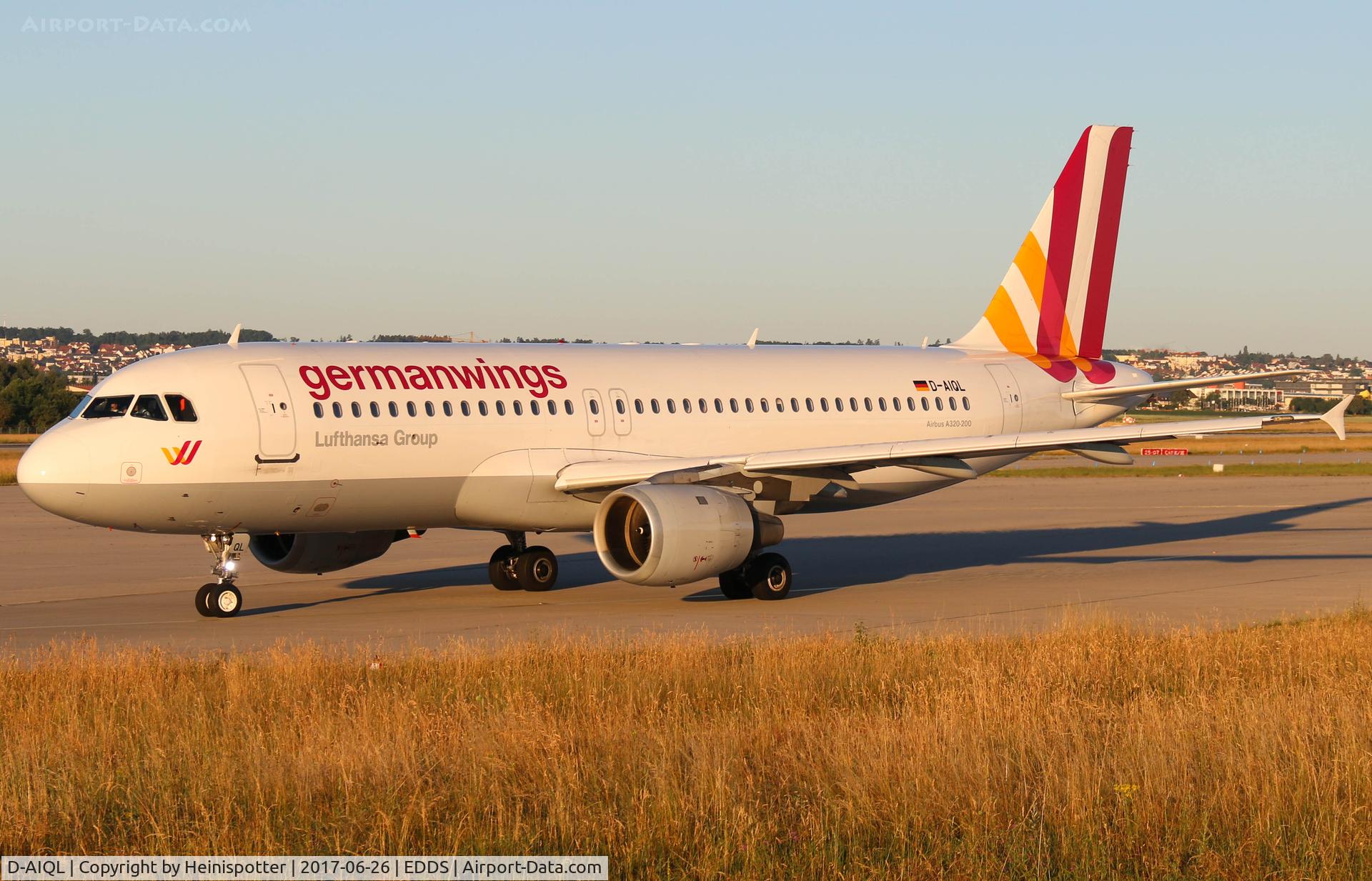D-AIQL, 1991 Airbus A320-211 C/N 0267, D-AIQL at Stuttgart Airport.