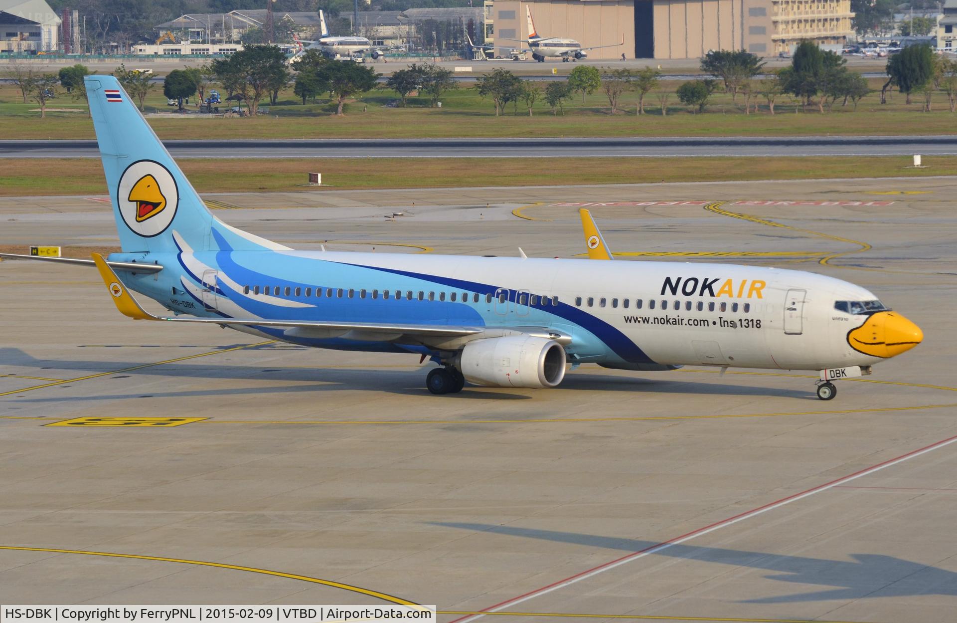 HS-DBK, 2013 Boeing 737-86J C/N 37774, Nok B738 arriving at its gate