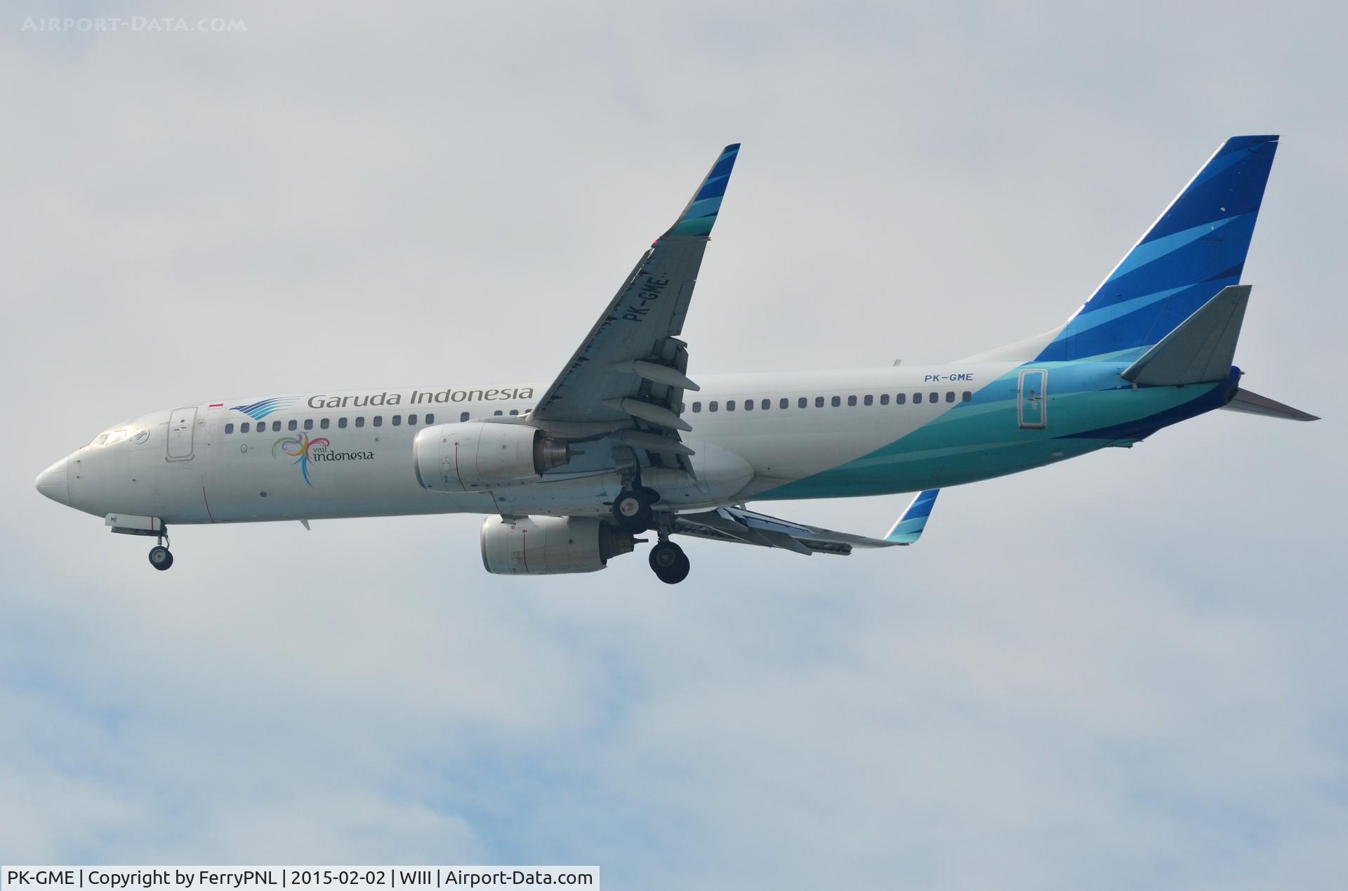 PK-GME, 2009 Boeing 737-8U3 C/N 30157, Garuda B738