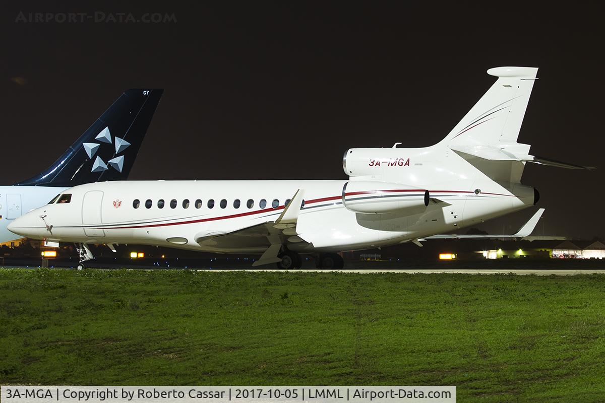 3A-MGA, 2013 Dassault Falcon 7X C/N 200, Park 4
