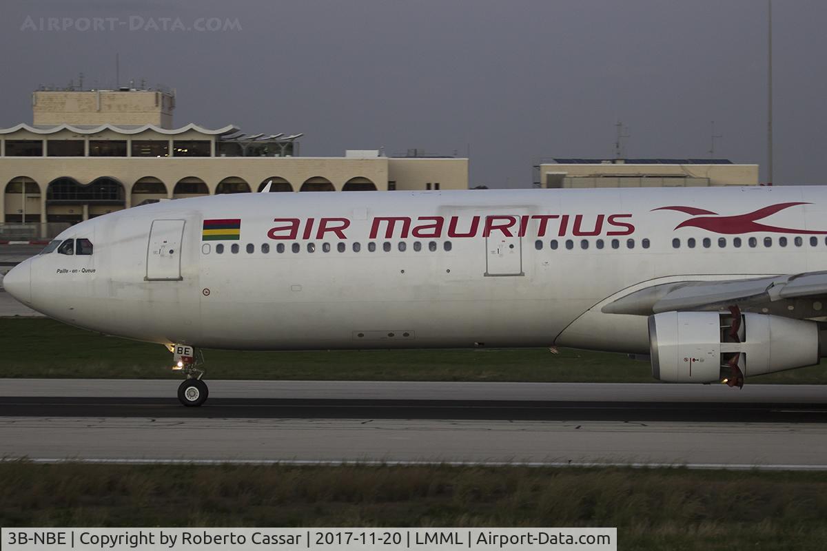 3B-NBE, 1999 Airbus A340-313 C/N 268, Runway 31