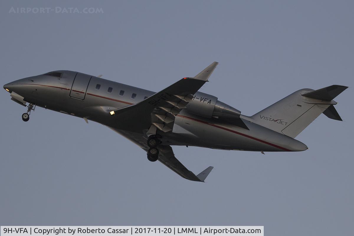 9H-VFA, 2014 Bombardier Challenger 605 (CL-600-2B16) C/N 5970, Runway 31