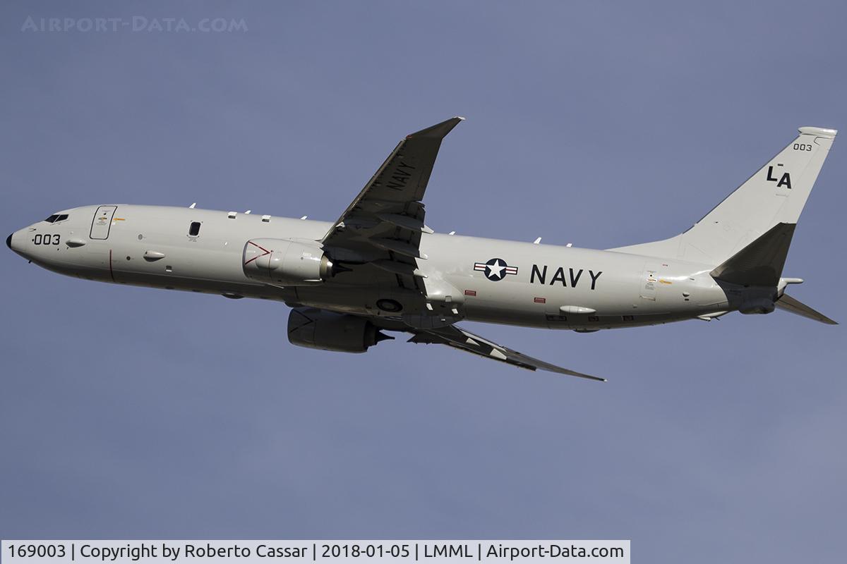 169003, 2016 Boeing P-8A Poseidon C/N 44944, Runway 31