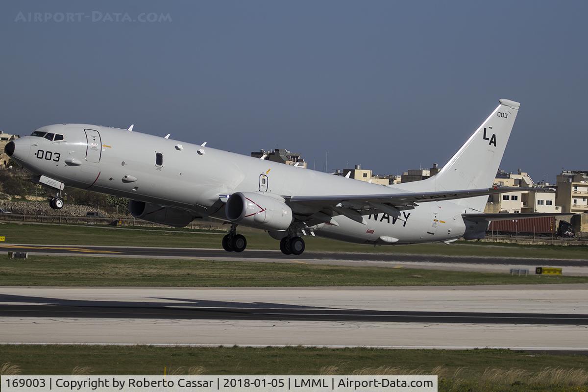 169003, 2016 Boeing P-8A Poseidon C/N 44944, Runway 31