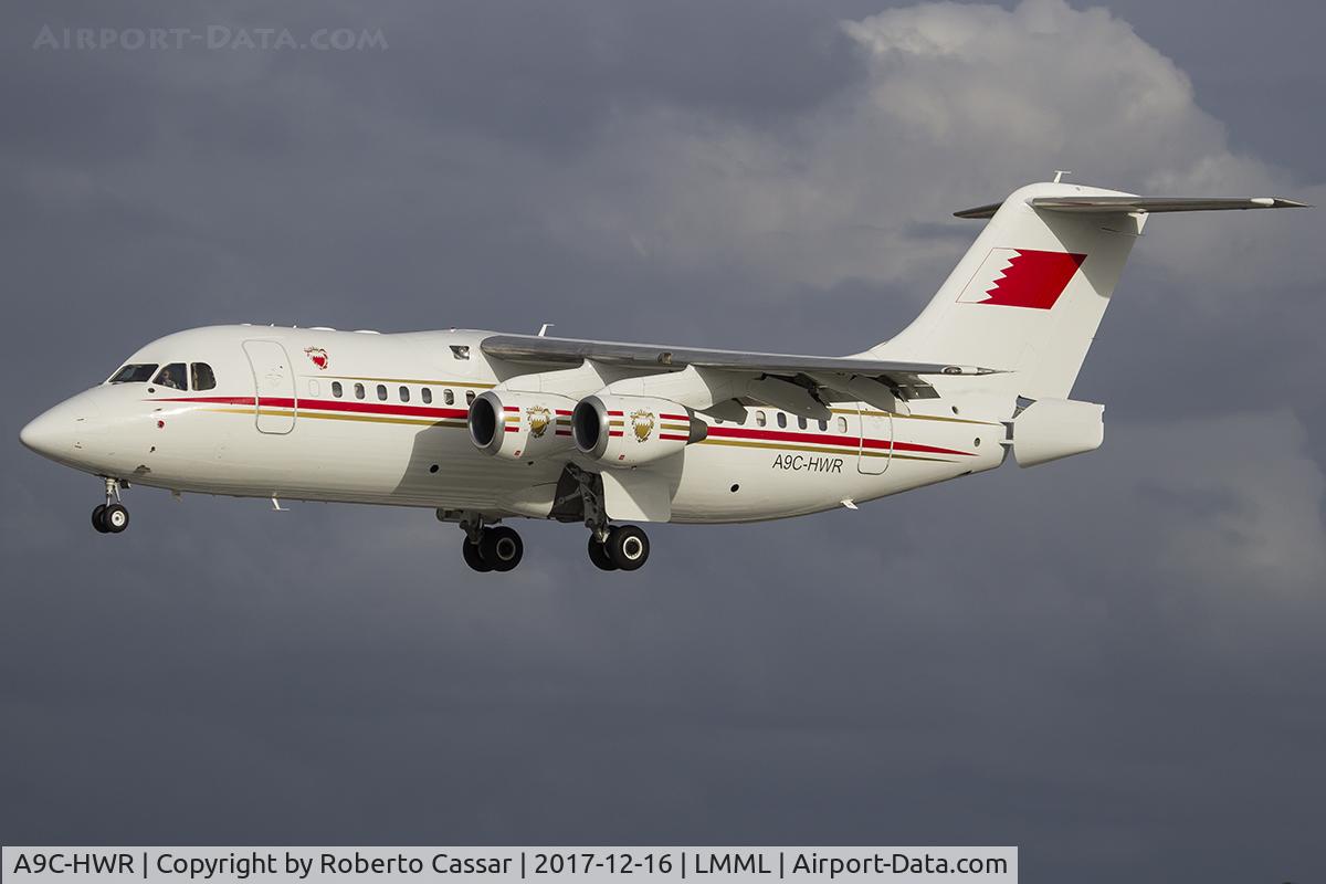 A9C-HWR, 1997 British Aerospace Avro 146-RJ85 C/N E.2306, Runway 31