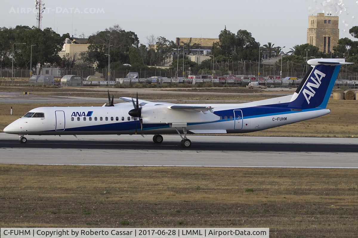C-FUHM, 2017 De Havilland Canada DHC-8-402 Dash 8 C/N 4558, Runway 13 Backtrack
