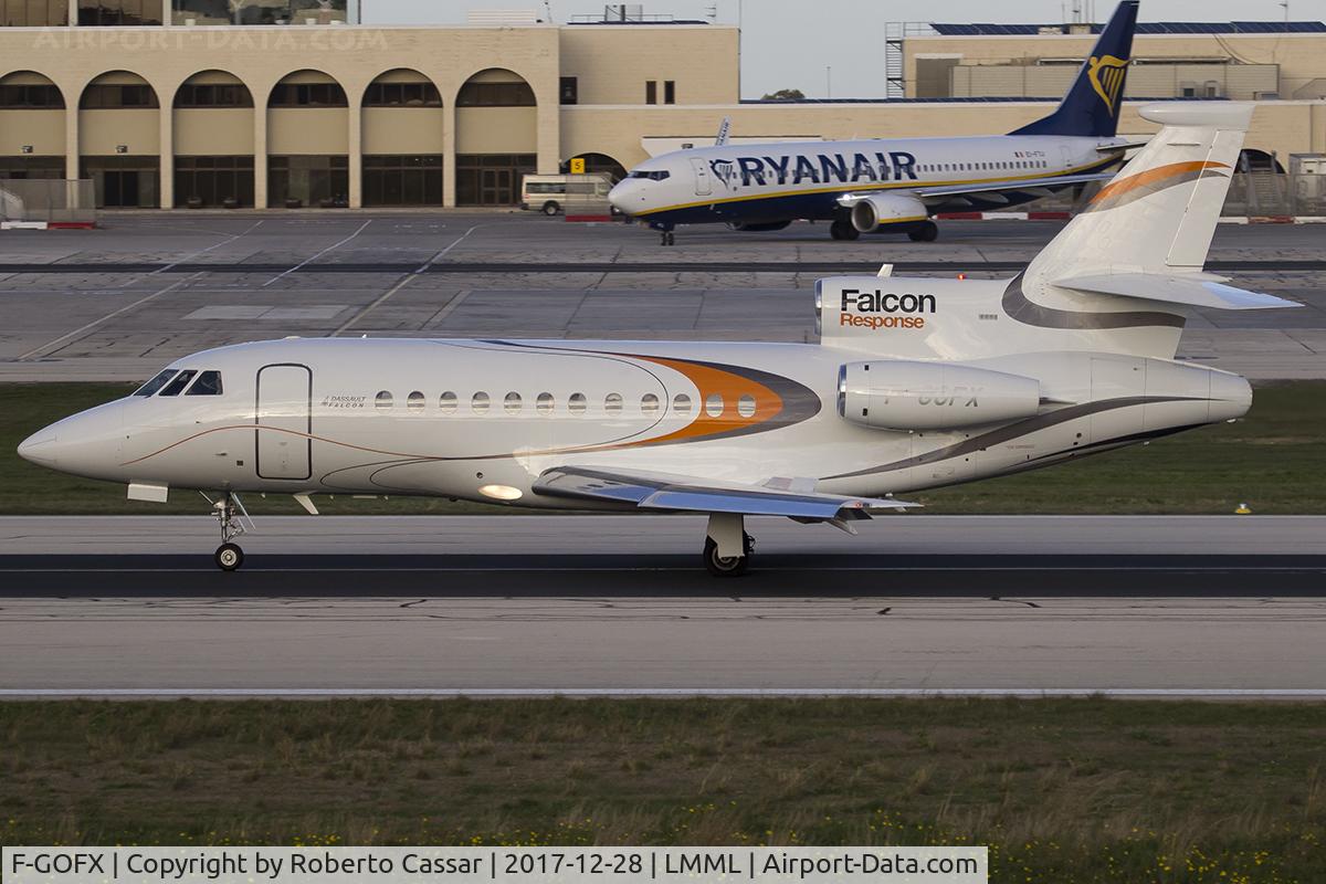 F-GOFX, 1994 Dassault Falcon 900B C/N 145, Runway 31