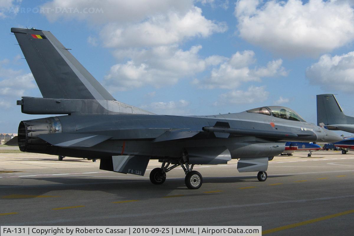 FA-131, 1991 SABCA F-16AM Fighting Falcon C/N 6H-131, Malta International Airshow 2010