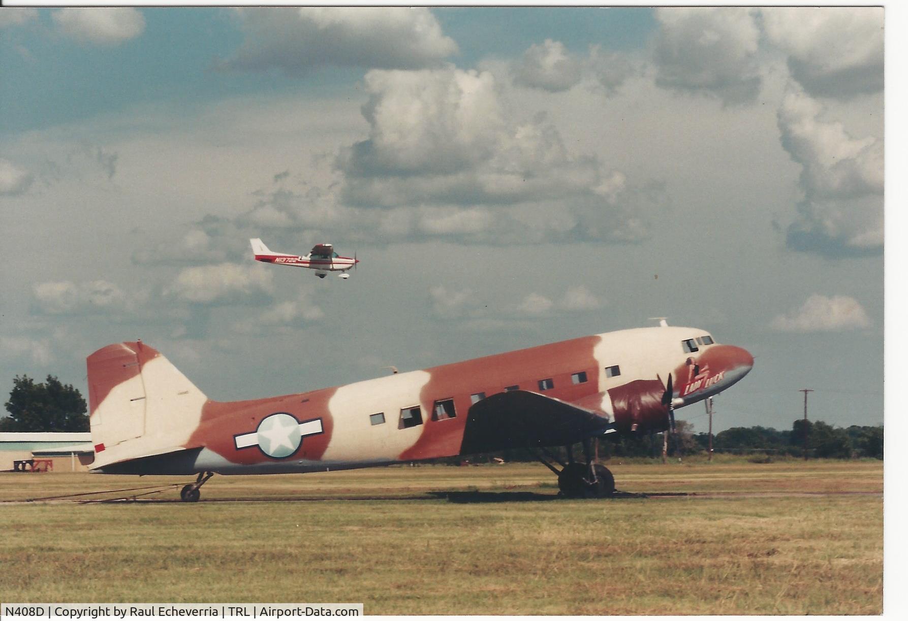 N408D, 1940 Douglas DC-3-G202A C/N 2247, N408D at TRL