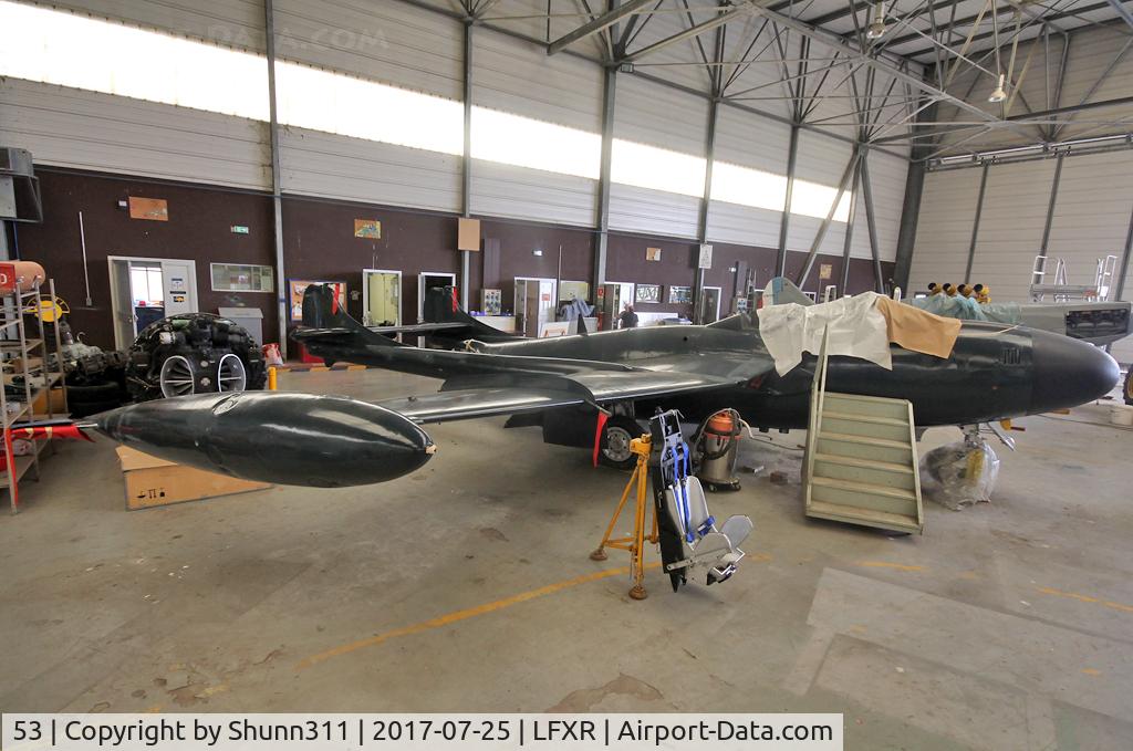 53, Sud-Est SE.203 Aquilon C/N 53, Preserved inside Rochefort Navy Museum since September 1988. Under restoration at the storage hangard since many years... Sole Aquilon preserved in the world !