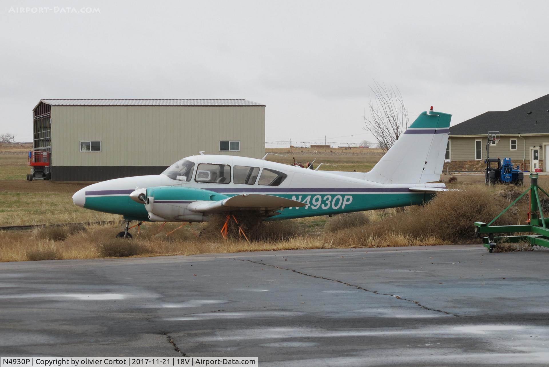 N4930P, 1962 Piper PA-23-235 Apache C/N 27-523, Seen in Colorado