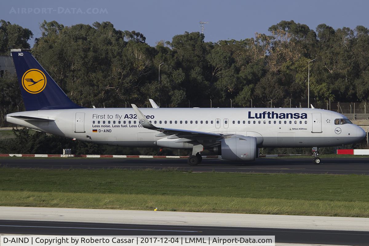 D-AIND, 2016 Airbus A320-271NEO C/N 7078, Park 9