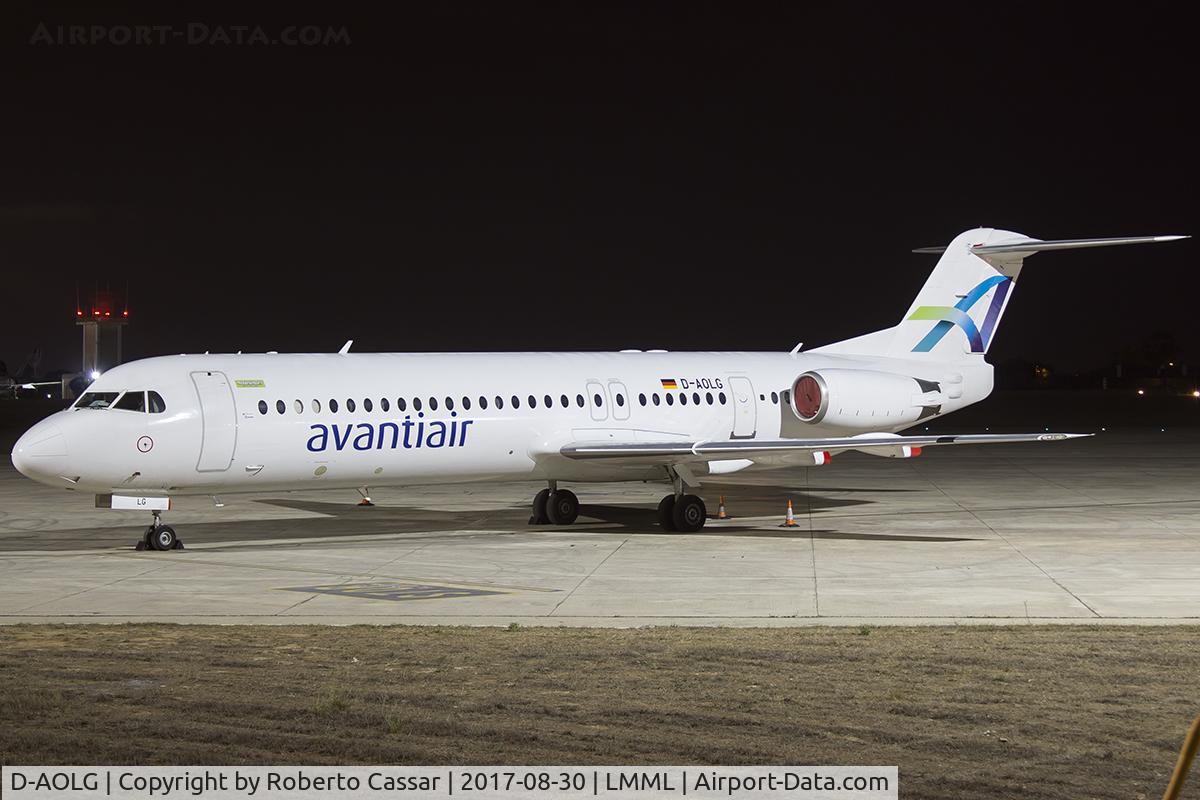 D-AOLG, 1993 Fokker 100 (F-28-0100) C/N 11452, Park 4