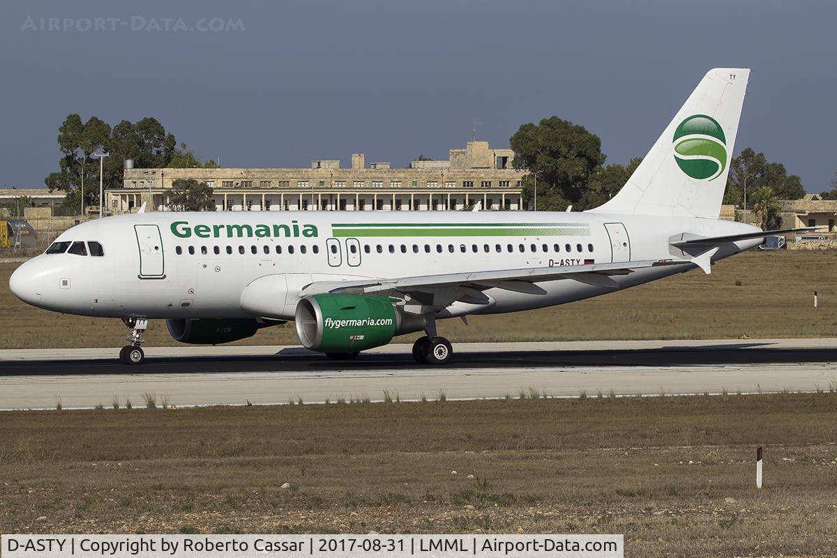 D-ASTY, 2008 Airbus A319-112 C/N 3407, Runway 31