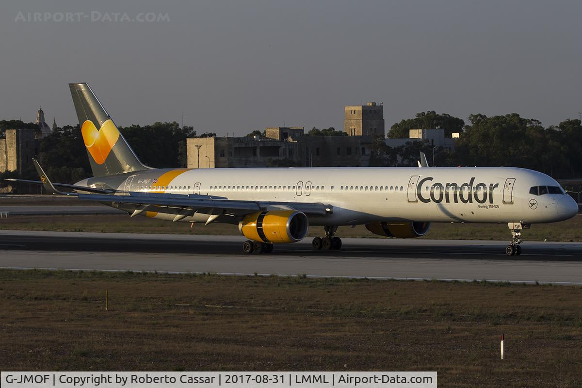 G-JMOF, 1999 Boeing 757-330 C/N 29013, Runway 13