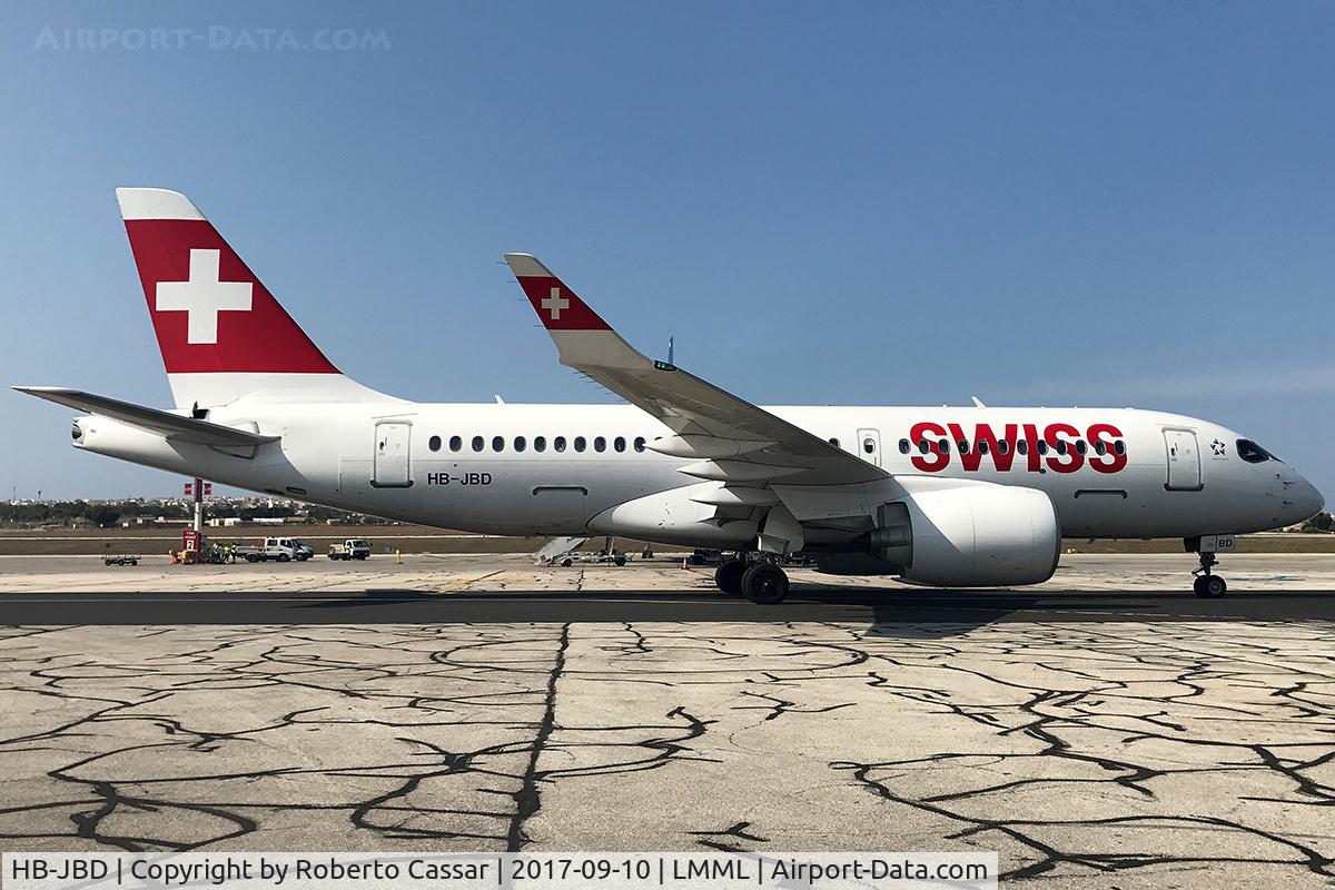 HB-JBD, 2016 Bombardier CSeries CS100 (BD-500-1A10) C/N 50013, Park 9