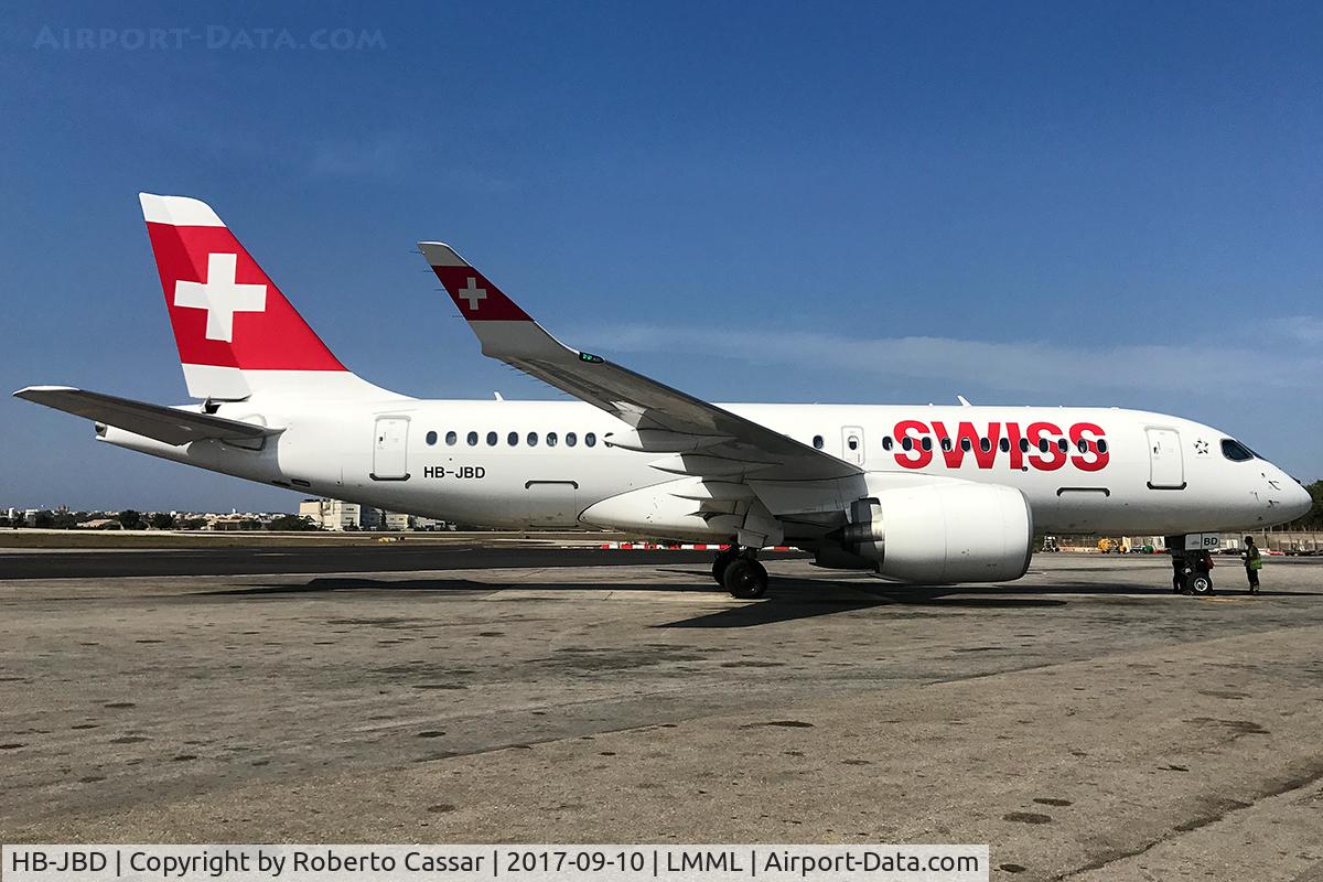 HB-JBD, 2016 Bombardier CSeries CS100 (BD-500-1A10) C/N 50013, Park 9