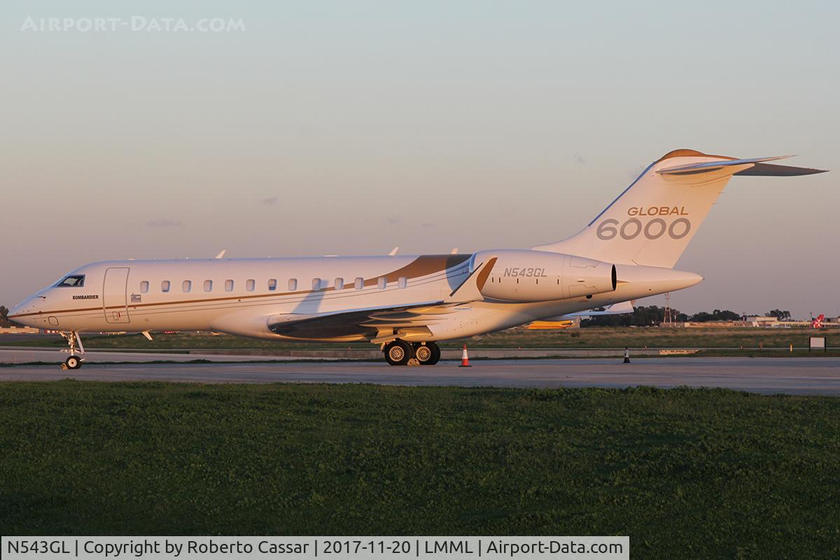 N543GL, 2013 Bombardier BD-700-1A10 Global 6000 C/N 9543, Park 4