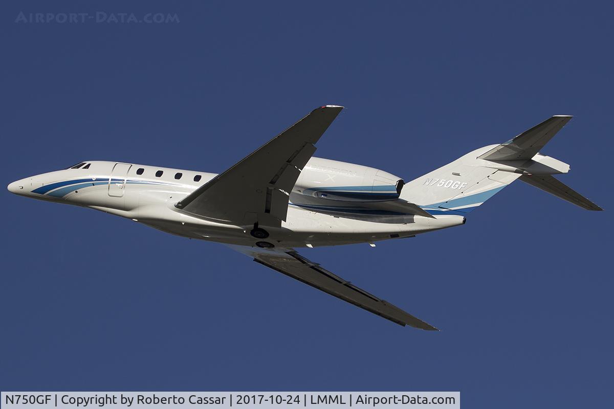 N750GF, 2005 Cessna 750 Citation X C/N 750-0244, Runway 31