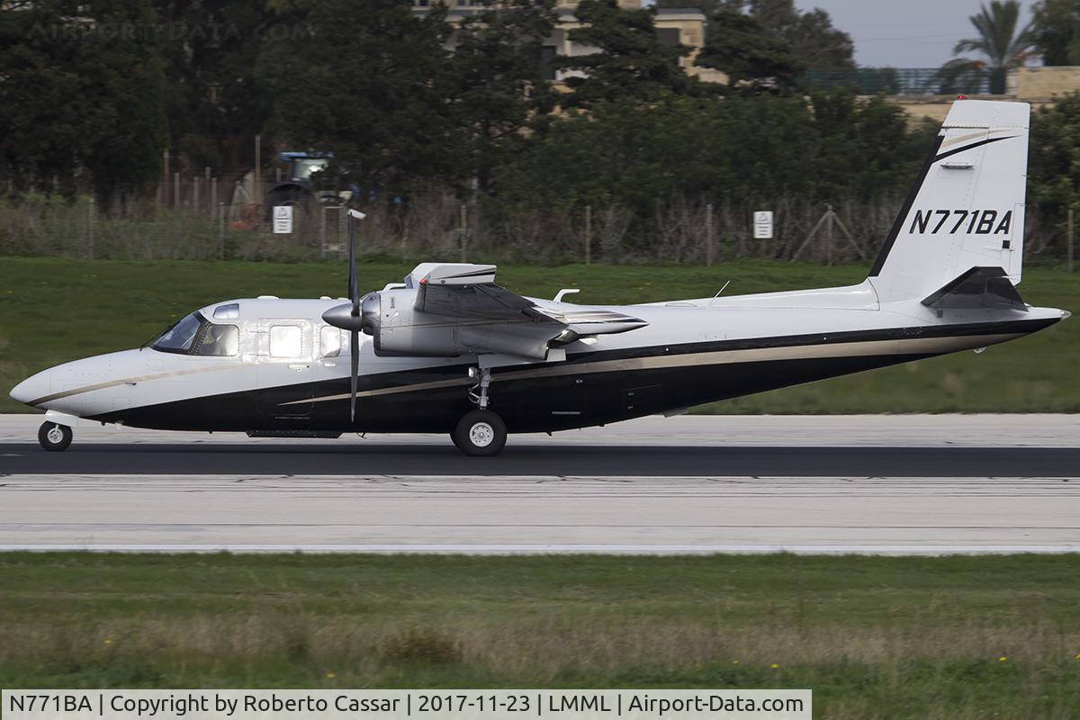 N771BA, 1977 Rockwell International 690B C/N 11429, Runway 13 Backtrack