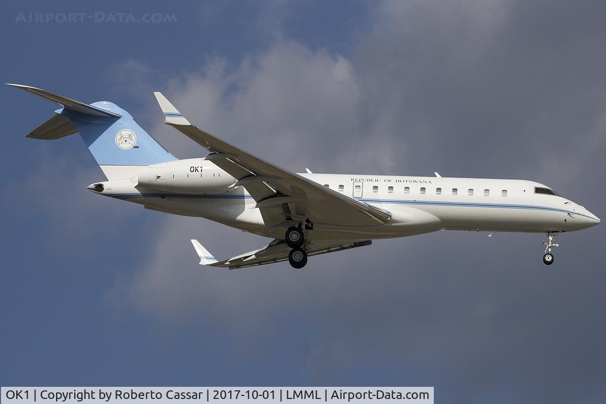 OK1, 2009 Bombardier BD-700-1A10 Global Express XRS C/N 9259, Runway 13