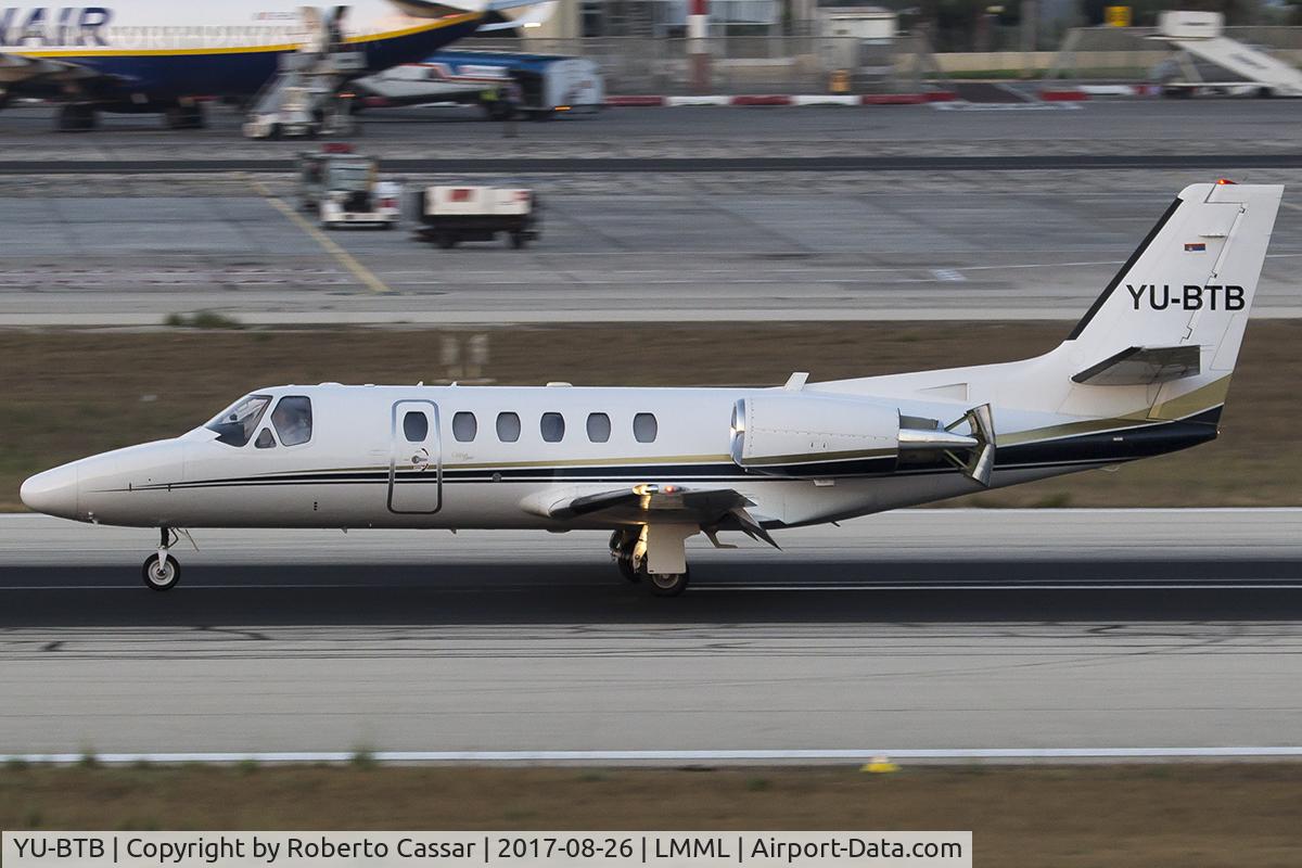 YU-BTB, 2002 Cessna 550 Citation Bravo C/N 550-1037, Runway 31
